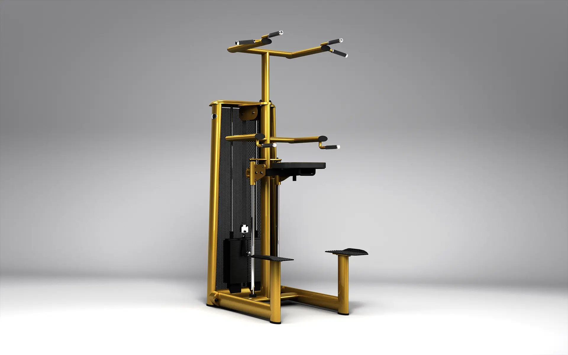 gym80 3017 — KNEELING / CHINNING-DIPPING MACHINE
