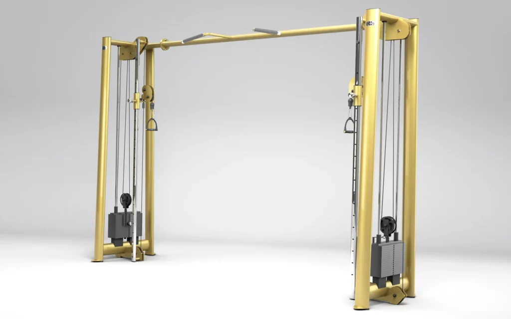 gym80 4012 — ADJUSTABLE CABLE CROSSOVER STATION